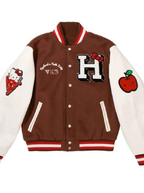 Hello Kitty Apples Varsity Letterman Jacket