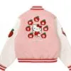 Hello Kitty Apples Varsity Letterman pink Jacket