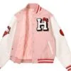 Hello Kitty Apples Varsity Letterman pinkJacket