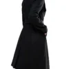 Hermione Riverdale Lodge Black Trench Coat back look