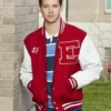 High School Musical EJ Wool Bomber Red Jacket
