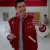 High School Musical EJ Wool Bomber Red Jacket 2
