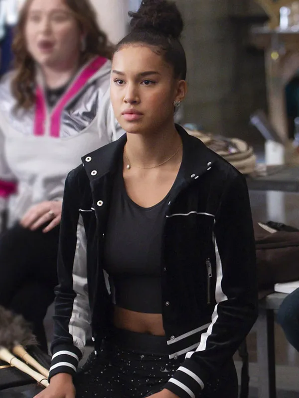 Gina High School Musical S02 Black Velvet Jacket