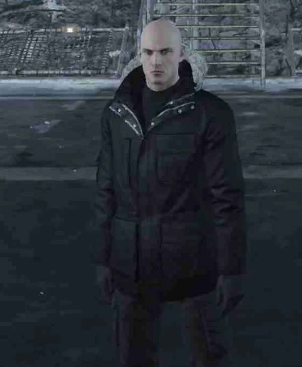 Hitman Agent 47 Shearling Fur Cotton Parka Jacket