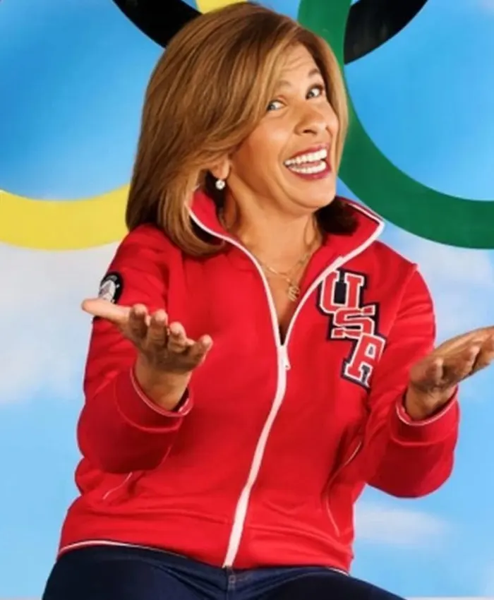 Hoda Kotb Red Team USA Track Jacket For Sale