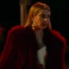 Holidate Sloane Red Fur Coat