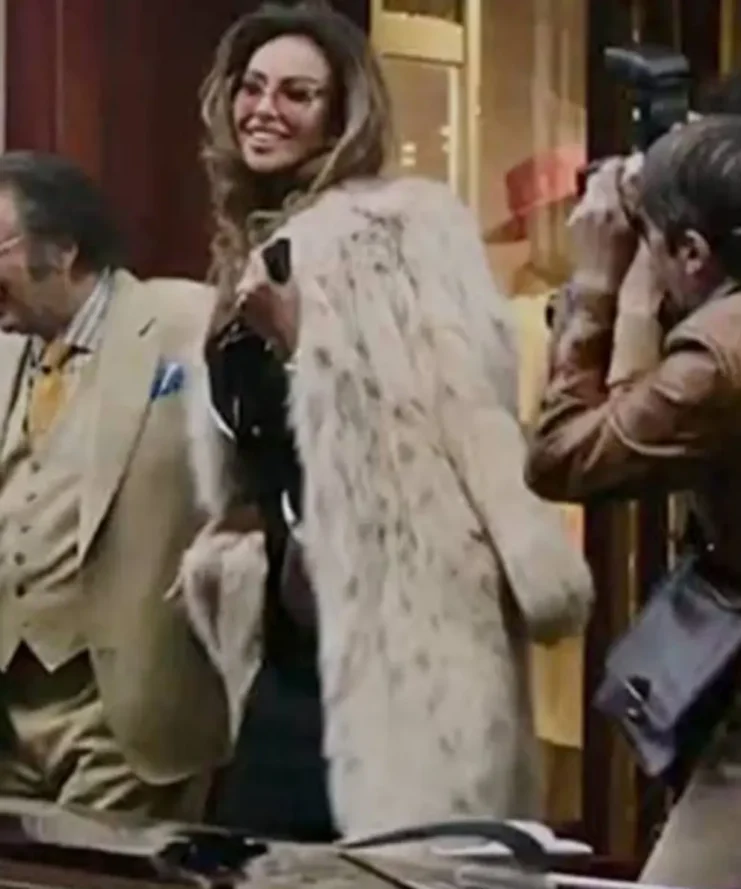 House-Of-Gucci-Sophia-Loren-White-Long-Coat