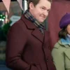 Howard Christmas in Notting Hill Maroon Coat