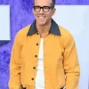 IF 2024 Ryan Reynolds Yellow Leather Jacket