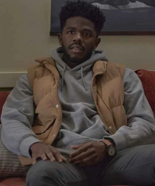 Ian Duff The Republic of Sarah Parachute Brown Vest