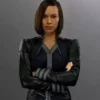 Inhumans Auran Black Leather Costume Jacket