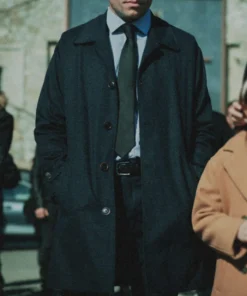 Iron Reign S01 Jaime Lorente Wool Coat