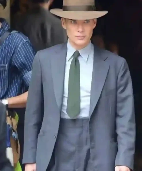 J Robert 2023 Oppenheimer Grey Suit