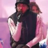 Jack Harlow 2023 Thanksgiving Halftime Show Black Puffer Vest front look