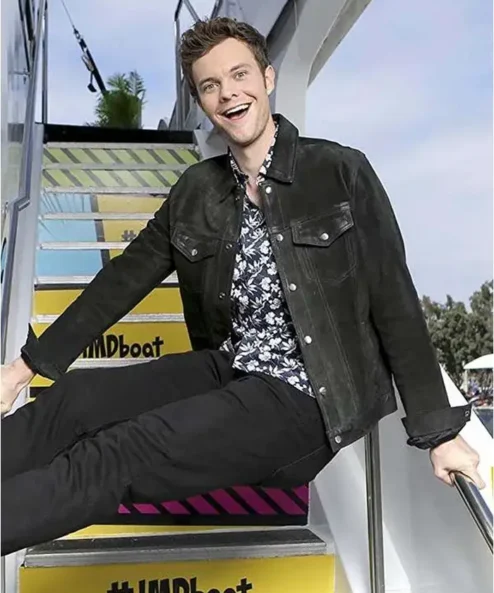 Jack Quaid The Boys Black Cotton Jacket