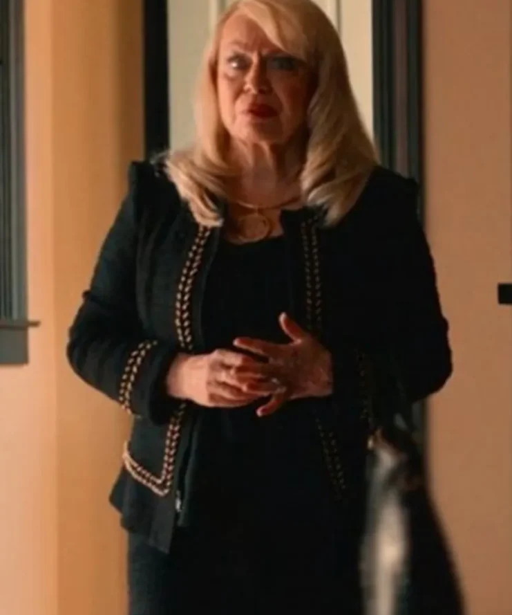 Jacki Weaver Clipped 2024 Black Jacket