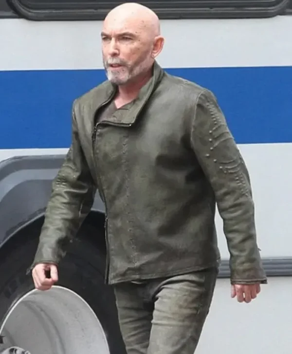 Jackie Earle Haley The Dark Tower Green Leather Jacket