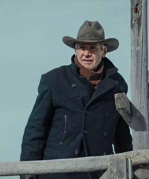 Jacob Dutton 1923 Black Wool Coat