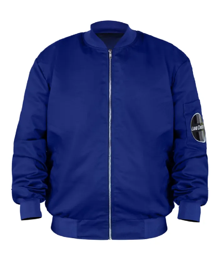 Shop The Terminal List Blue Bomber Jacket For Sale