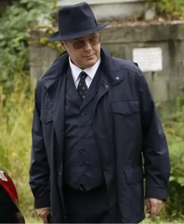 James Spader The Blacklist Cotton Fabric Blue Jacket