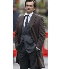 James Whitehouse Anatomy of a Scandal Wool Long Coat