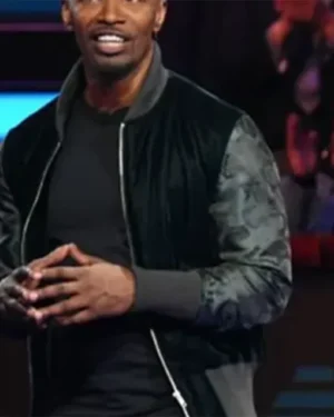 Jamie Foxx Beat Shazam Bomber Velvet Jacket