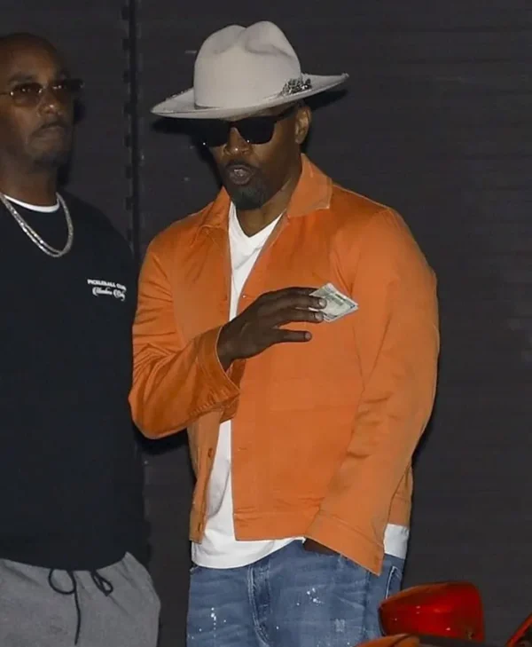 Jamie Foxx Orange Jacket