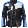 Jamie Mcfarland Leather Jacket open