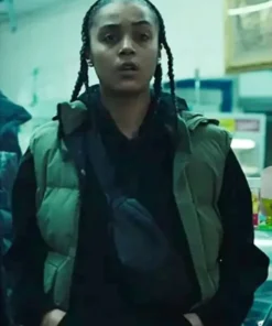 Jaq Top Boy Green Puffer Vest