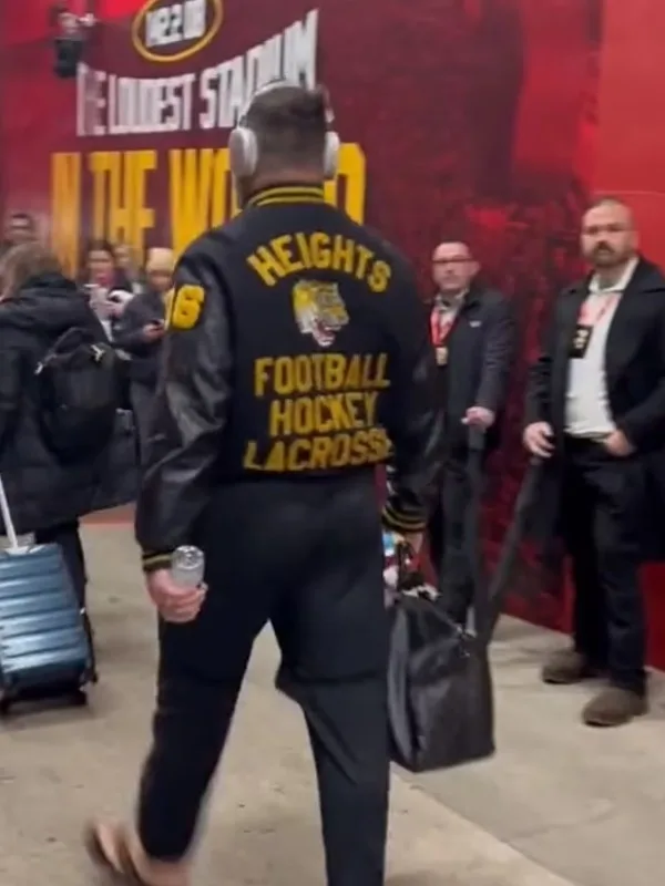 Jason Kelce High School Black Varsity Jacket