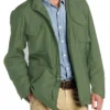 Jason Statham Fast and Furious Hobbs & Deckard Shaw Cotton Green Jacket For Sale