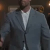 Jason Statham Wrath Of Man Grey Suiting Blazer
