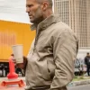 Jason Statham Wrath of Man Bomber Beige Jacket