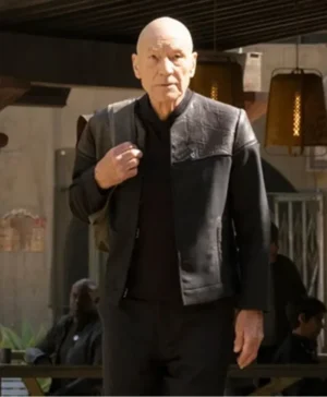 Jean-Luc Picard Star Trek Black Jacket