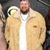 Jelly Roll Tan Shearling Jacket For Men