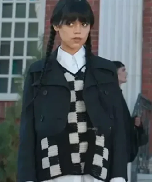 Jenna Ortega Wednesday 2022 Crop Jacket