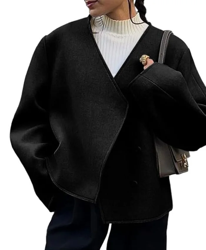 Jennifer Garner Paris Fashion Week Black Jacket 1