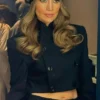 Jennifer Lopez Cropped Black Classic Jacket