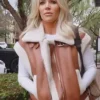 Jennifer Pedranti Real Housewives of Orange County S18 Brown Leather Vest