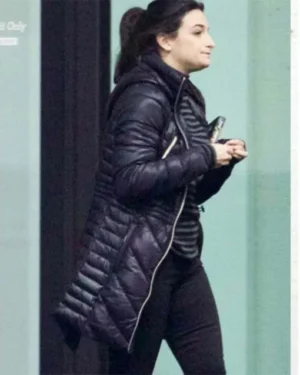 Jenny-Slate-Venom-Dr.-Dora-Skirth-Black-Coat