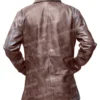 Jensen Ackles Supernatural Brown Distressed Genuine Leather Jacket