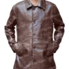 Jensen Ackles Supernatural Brown Distressed Jacket