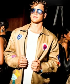 Joe Burrow SS Paris Fashion Week Brown Jacket