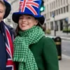 Joelle Rae Christmas in Notting Hill Green Coat