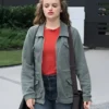 Joey King The In Between Green Cotton Polyester Jacket