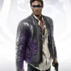 Johnny Gat Saints Row Grey Leather Jacket