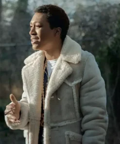 Jon Chaffin Black Mafia Family BMF Fur Suede Leather Coat