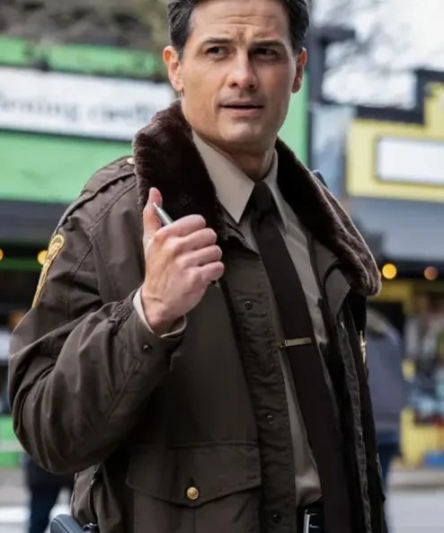 Joseph Rainier Resident Alien S03 Cotton Brown Jacket