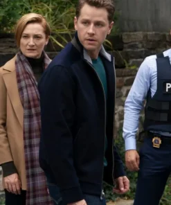 Josh Dallas Manifest Blue Cotton Jacket