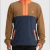 Josh Herbert The Wilds Color Block and Brown Fleece Jacket